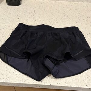 lululemon athletica Dark Patterned Women's Athletic Shorts